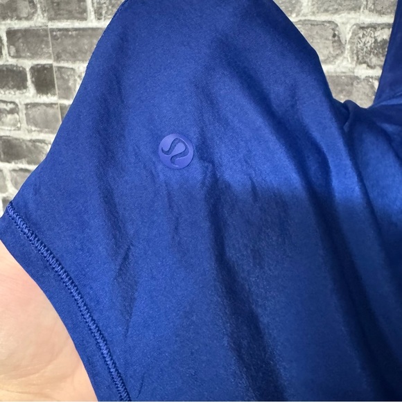 NWT Lululemon Essential Tank top Pleated shirt LARK Blue - Picture 10 of 10